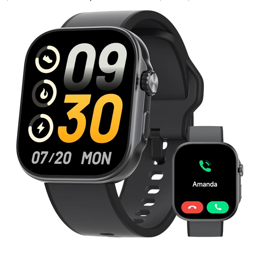 1.99" HD AMOLED Bluetooth Call Smartwatch with AI Voice Control